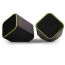 Акустическая система 2.0 Smartbuy CUTE, мощность 6Вт, USB SBA-2580 (черно-зеленый)