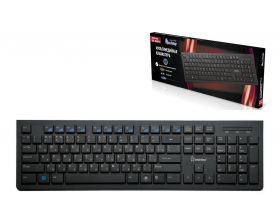 Клавиатура проводная мультимедийная Smartbuy ONE 206 Slim USB (SBK-206US-K) (черный)