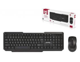 Комплект клавиатура+мышь беспроводной Smartbuy ONE 230346AG  (SBC-230346AG-K)  (черный)