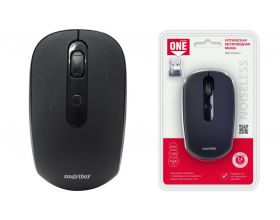 Мышь беспроводная Smartbuy ONE 262AG беззвучная (SBM-262AG-K) (черный)