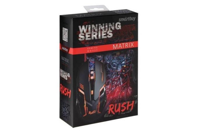 Мышь игровая проводная Smartbuy RUSH Matrix (SBM-723G-K) (черный)