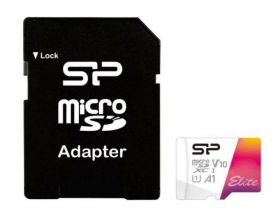 Карта памяти MicroSDXC_128 Gb Silicon Power 100/80Mb/s Superior Class 10 UHS-I U3 SP128GBSTXDA2V20SP