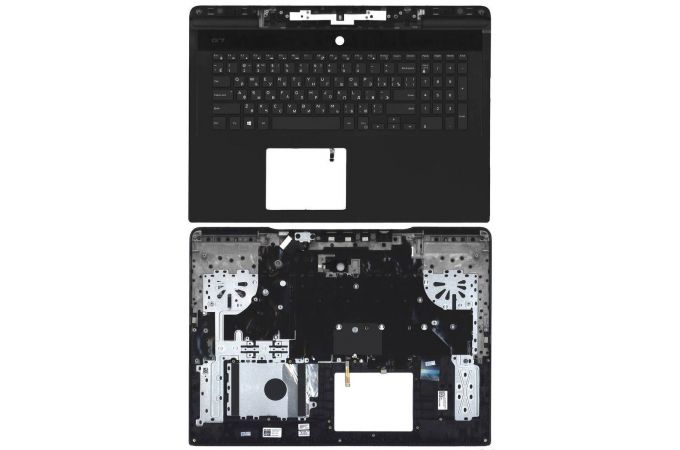 Клавиатура для ноутбука Dell G7 7790 17-7790 черная с подсветкой топ-панель