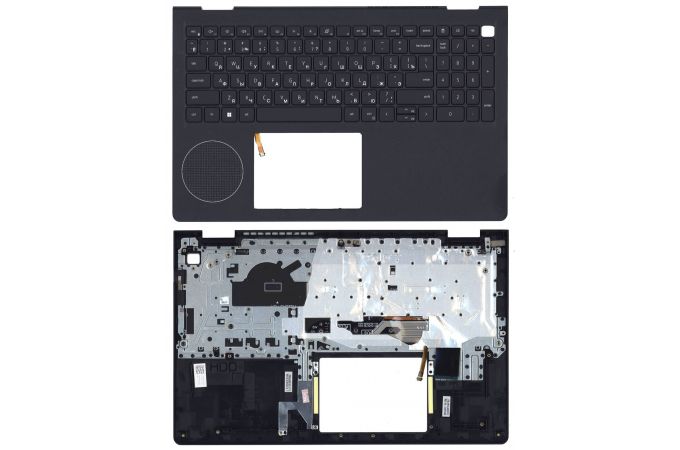 Клавиатура для ноутбука Dell Vostro 3515-5456 черная с подсветкой топ-панель