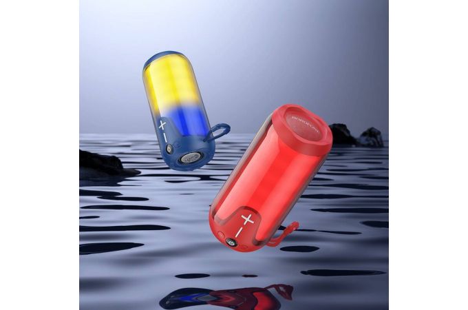 Портативная беспроводная колонка BOROFONE BR33 Pulse color sports (серый)