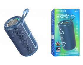 Портативная беспроводная колонка BOROFONE BR37 Noble sports (синий)