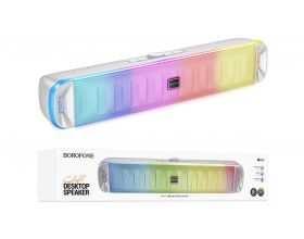 Портативная беспроводная колонка BOROFONE BR43 Colorful desktop (серый)