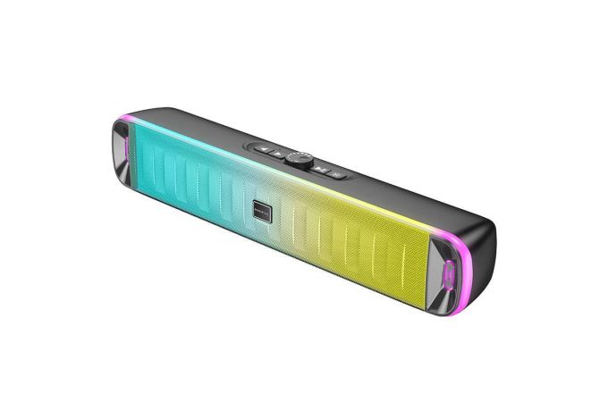 Портативная беспроводная колонка BOROFONE BR43 Colorful desktop (серый)