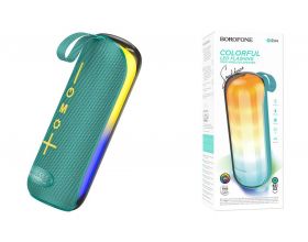 Портативная беспроводная колонка BOROFONE BR44 Sound dance sports (зеленый)