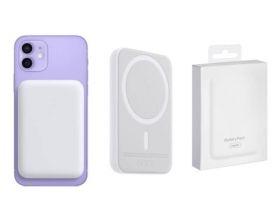 Универсальный дополнительный аккумулятор MagSafe 3500 мАh orig (белый)