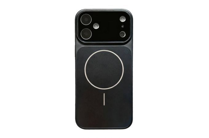 Чехол для iPhone 17 (6,3) пластиковый с защитой камер и MagSafe (черный) YH Original design