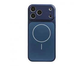 Чехол для iPhone 17 Pro Max (6,9) пластиковый с защитой камер и MagSafe (темно-синий) YH Original design