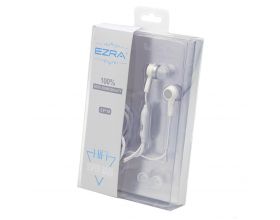 Наушники вакуумные проводные EZRA EP19 (белый)