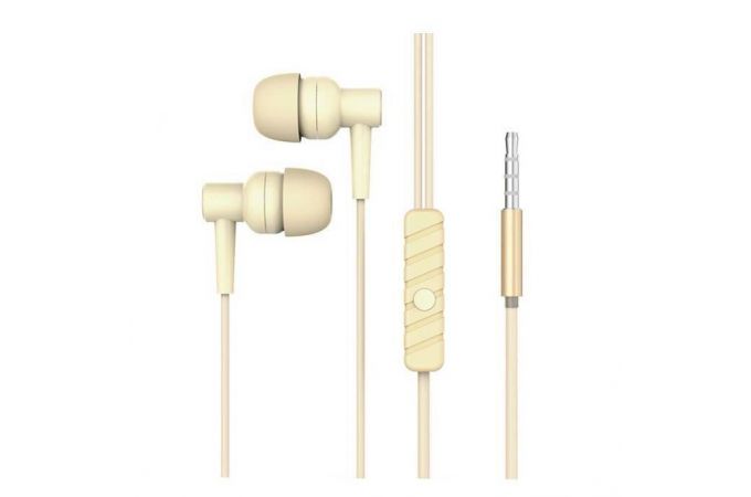 Наушники вакуумные проводные Орбита OT-ERG44 (желтый)