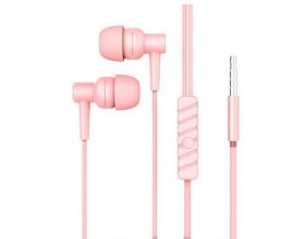 Наушники вакуумные проводные Орбита OT-ERG44 (розовый)