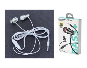Наушники вакуумные проводные Орбита OT-ERG46 (белый)