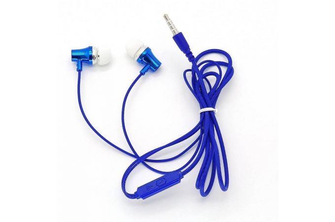 Наушники вакуумные проводные Орбита OT-ERG46 (синий)