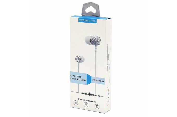 Наушники вакуумные проводные Орбита OT-ERG47 (голубой)