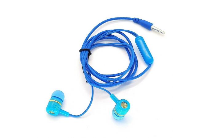 Наушники вакуумные проводные Орбита OT-ERG48 (голубой)