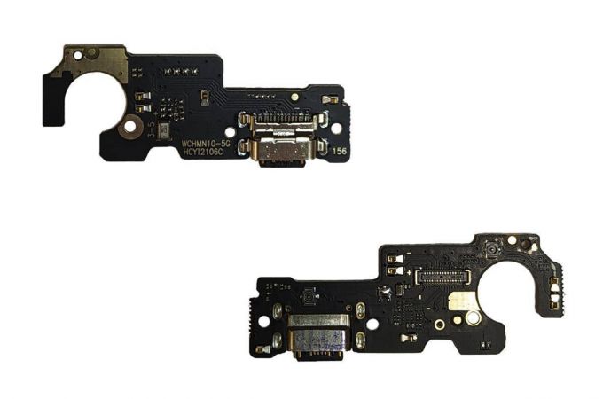 Шлейф для Xiaomi Poco M3 Pro 5G с разъемом зарядки (плата)