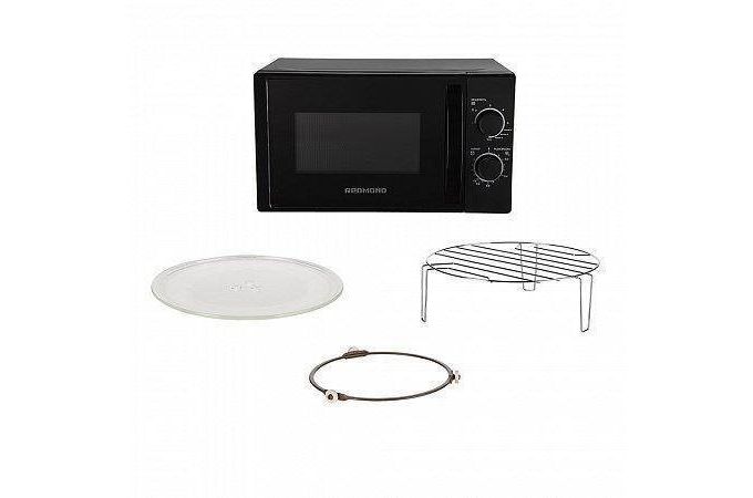 СВЧ печь REDMOND RM-2004 700 Вт, 20 литров, гриль,черная