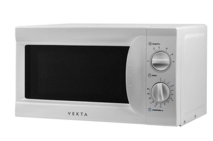 СВЧ печь VEKTA MS720AHW 700 Вт, 20л
