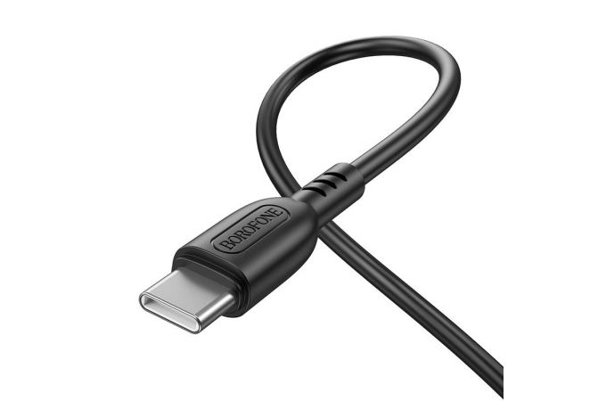 Кабель USB Type-C - USB Type-C BOROFONE BX91, PD60W (черный) 1м