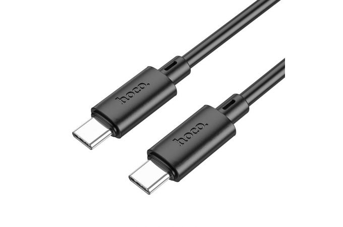 Кабель USB Type-C - USB Type-C HOCO X88 PD60W (черный) 1м