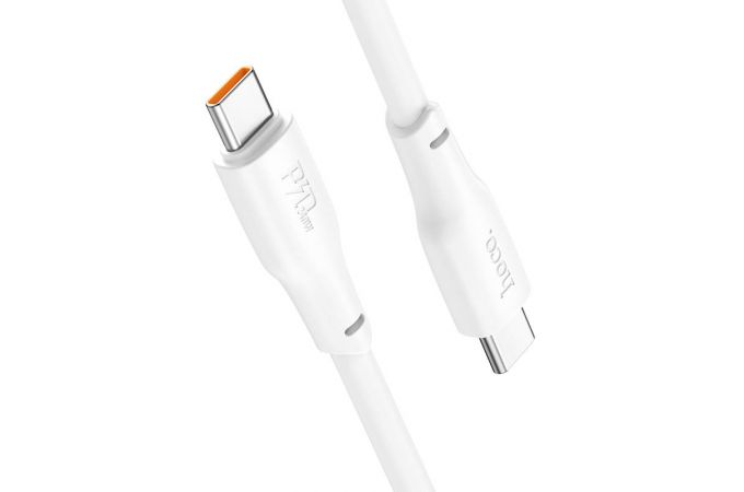 Кабель USB Type-C - USB Type-C HOCO X93 PD60W (белый) 1м