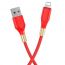 Кабель USB - Lightning BOROFONE BX92 2,4A (красный) 1м