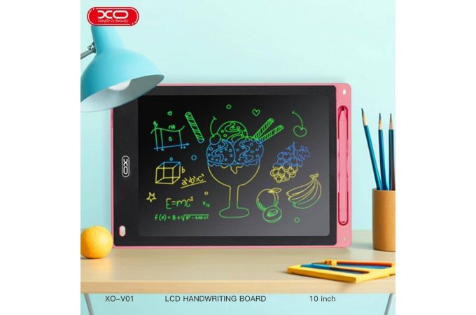 Планшет графический XO V01 LCD 10 inch pink