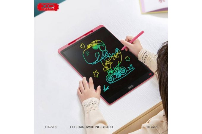 Планшет графический XO V01 LCD 10 inch pink