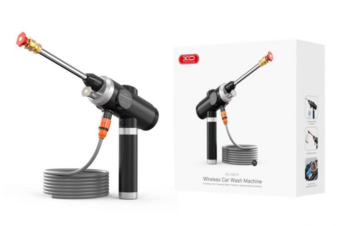 Мойка портативная автомобильная XO CZ013 Dual Use Water Gun European Standard (6000mah) (черный)