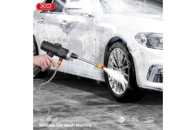 Мойка портативная автомобильная XO CZ013 Dual Use Water Gun European Standard (6000mah) (черный)