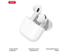 Наушники вакуумные беспроводные XO Q6Pods Sixth Generation 6973 Fully Equipped Smart Bin (with Wireless Charging, and In-Ear Detection) White