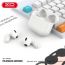 Наушники вакуумные беспроводные XO T4Pods (simple version without in-ear detection and wireless charging) White