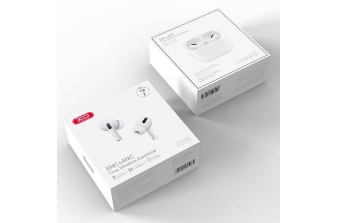 Наушники вакуумные беспроводные XO ET33 ANC and ENC  TWS  Headphones (full functions without in-ear detection ) White