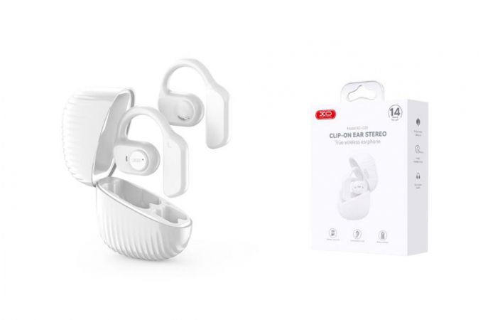 Наушники вакуумные беспроводные XO G20 Fencer Earclip Long Range TWS White