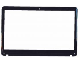 Сенсорное стекло (тачскрин) для Sony Vaio SVF152 SVF153 черное с рамкой