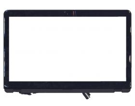 Сенсорное стекло (тачскрин) для Sony Vaio SVF15A черный c рамкой