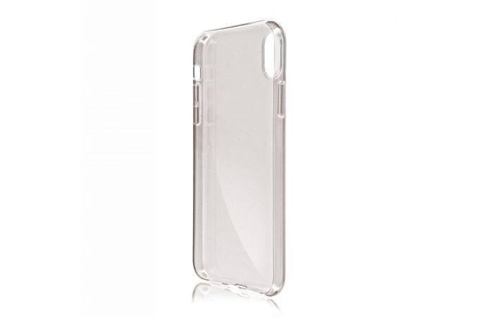 Чехол для iPhone XR ультратонкий 0.3 мм (прозрачный затемненный)