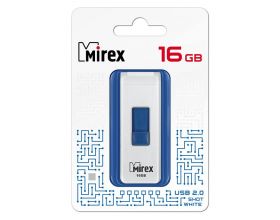 Флешка USB 2.0 Mirex SHOT WHITE 16GB (ecopack)