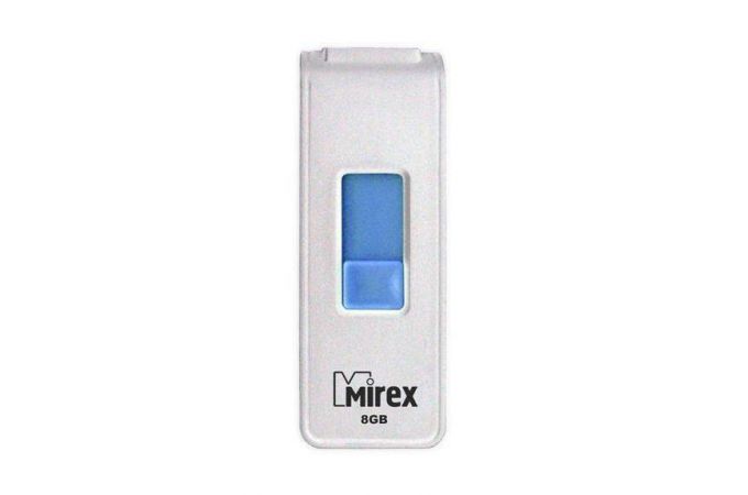 Флешка USB 2.0 Mirex SHOT WHITE 8GB (ecopack)