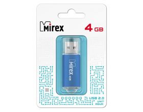 Флешка USB 2.0 Mirex UNIT AQUA 4GB (ecopack)