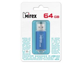 Флешка USB 2.0 Mirex UNIT AQUA 64GB (ecopack)