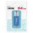 Флешка USB 2.0 Mirex UNIT AQUA 64GB (ecopack)