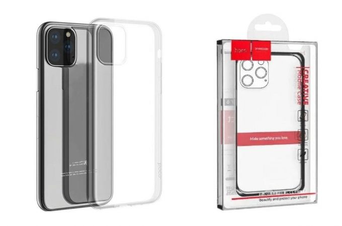 Чехол силиконовый iPhone 11 (6.1) HOCO Light series (прозрачный)