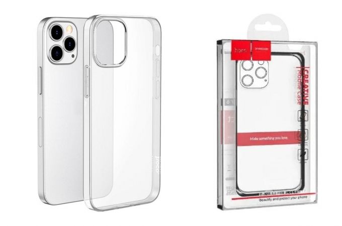 Чехол для iPhone 12 (6,1) HOCO Light series TPU Case тонкий (прозрачный)