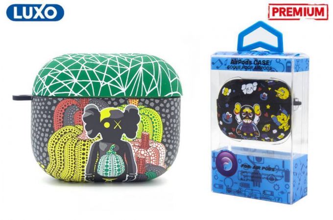 Чехол для наушников LUXO KAWS для Apple AirPods PRO Рисунок A180