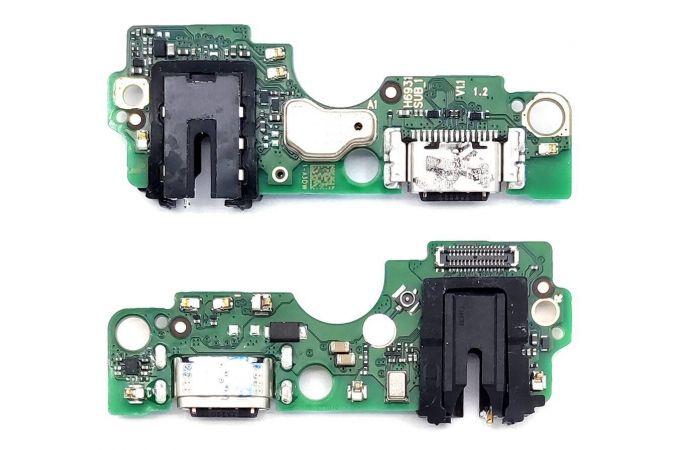 Шлейф для Tecno Spark 20 (KJ5) с разъемом зарядки + разъем гарнитуры (плата) org